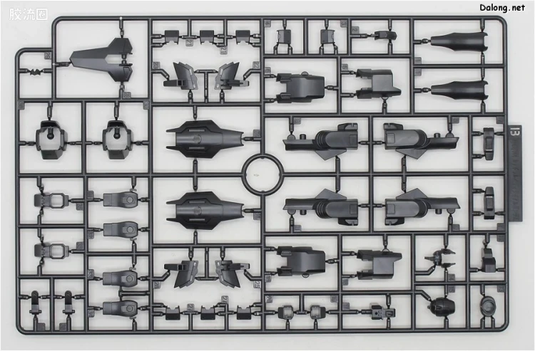 钢普拉Build 综合 HGBF 055 漆黑骑士高达 - 图片